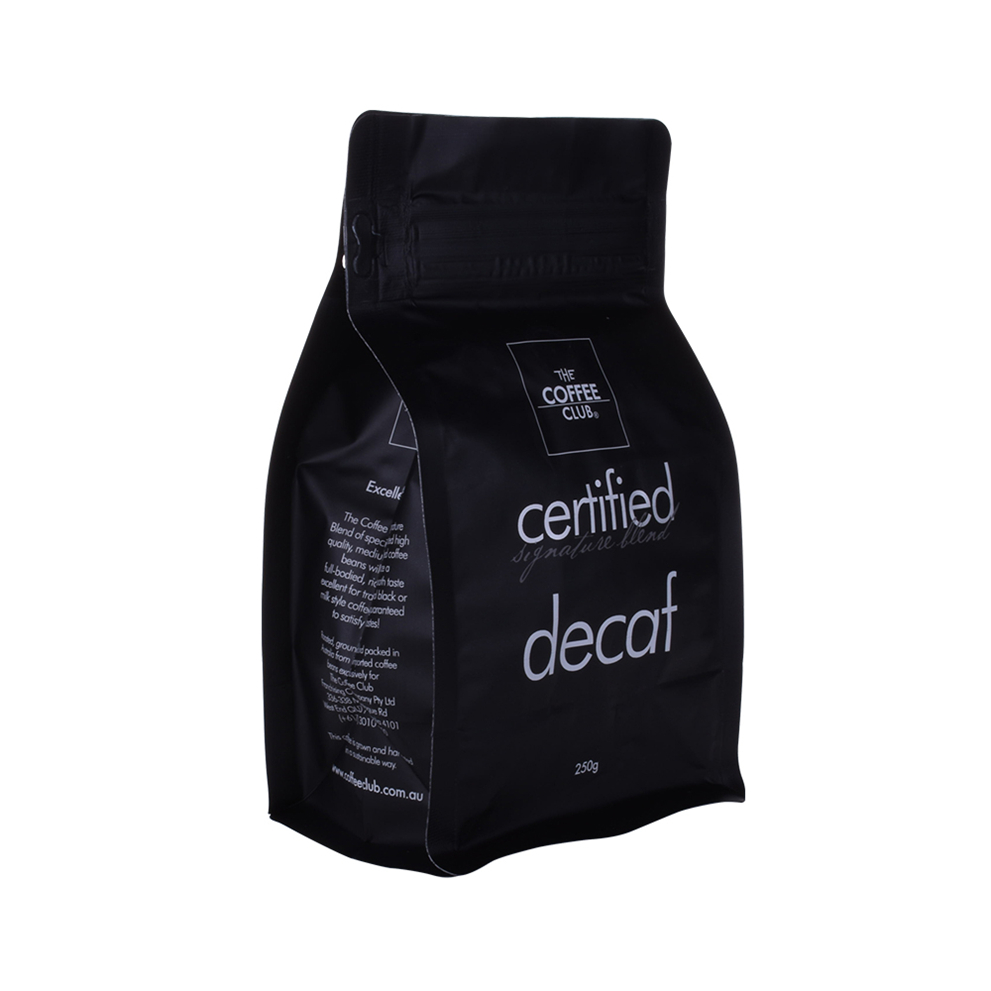 Подгонянный напечатанный логотипом мешок кофе Лдпе плоский компостируемый с клапаном