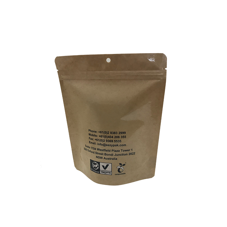 Закуска качества еды упаковывая кофе чай биоразлагаемые компостабле мешки стойки вверх