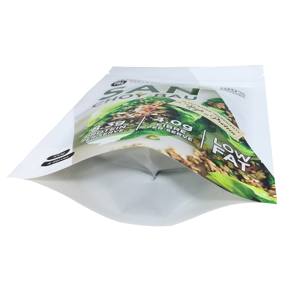 100 г / 250 г / 500 г биоразлагаемый пакет Stand Up для еды с застежкой-молнией и надрезом для разрыва