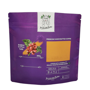 Custom Food Packaging Kraft Stand Up Zipper Pouch Bag для кофе с клапаном