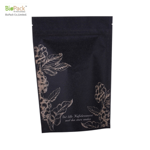 Напечатанные на заказ 100% компостируемые мешки для кофе из крафт-бумаги PLA