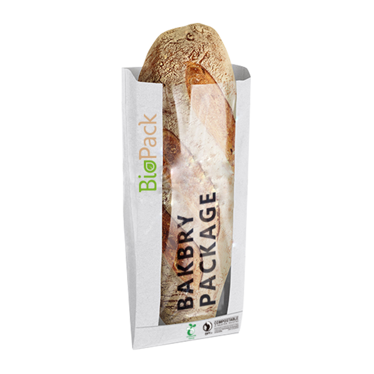 Экологически чистые прозрачные пакеты для упаковки хлеба из материала PLA