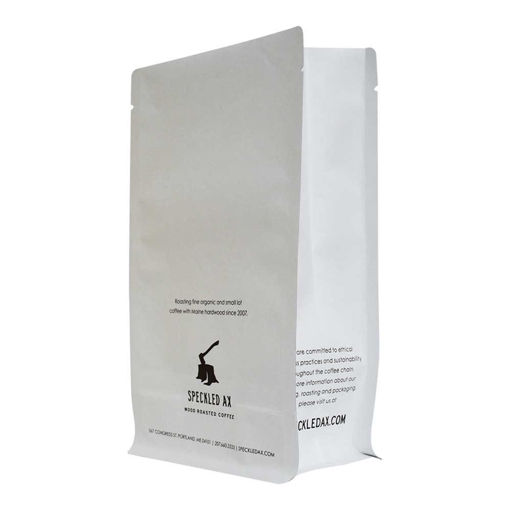 Custom Print Food Coffee Valve Tear White Kraft Paper Box Pouch Bag сумка