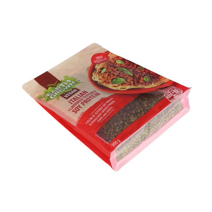 Пакет для пищевых продуктов с гибким основанием Quad Eco Heat Seal Recyclable