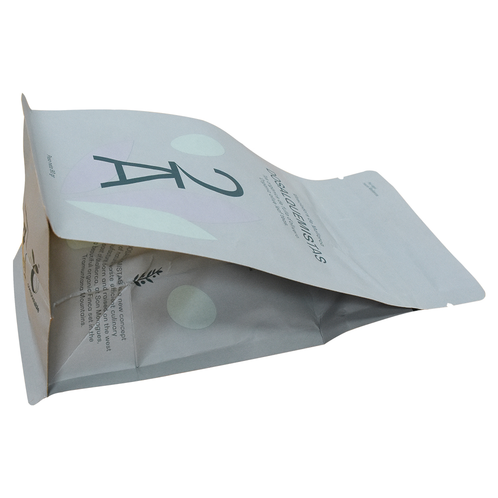 Оптовый индивидуальный печатный компостируемый мешок для кофе на дне коробки 250 г 12 унций Биоразлагаемый мешок с клапаном