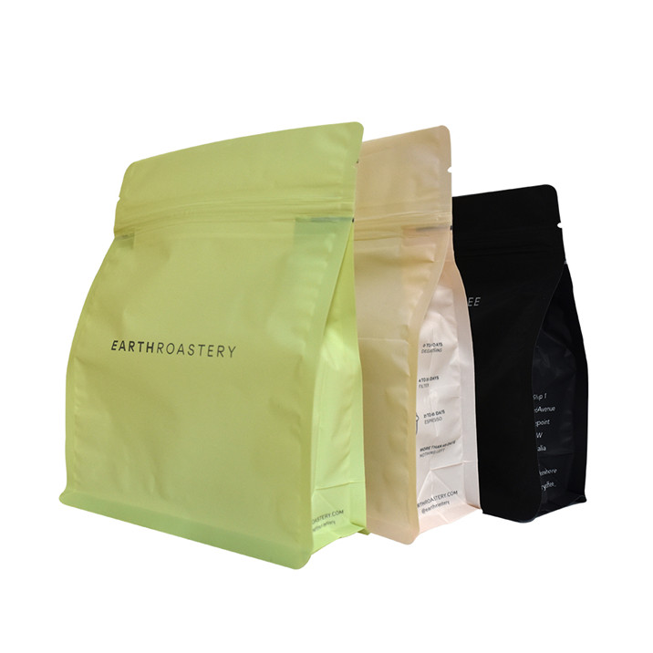 Мешок для кофе Транспар с плоским дном бесплатных образцов, напечатанный на заказ, пластиковый, 1кг