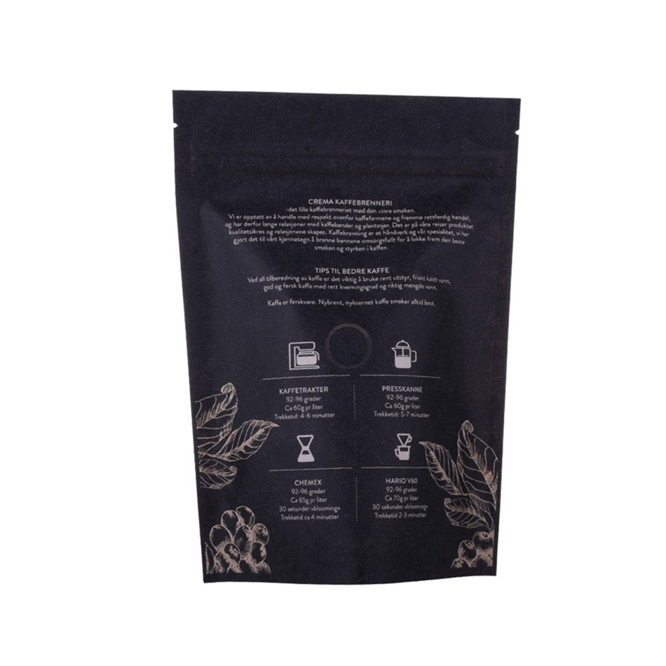 Матовая поверхность Eco упаковывая 3 кг крафт-бумаги стоит вверх мешок кофе мешка