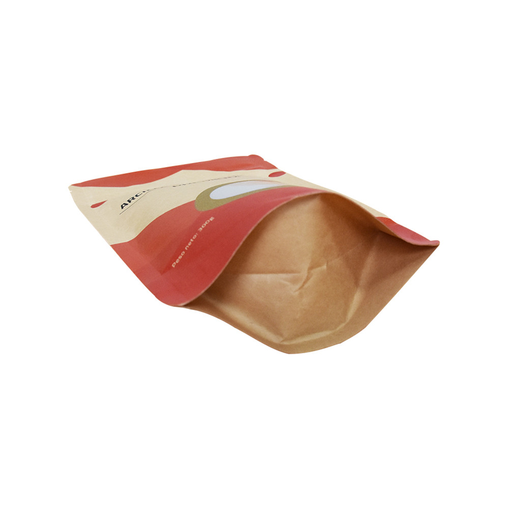 Упаковка застежки -молнии бумаги Эко Крафт стоит вверх Дойпак еды любимчика мешков