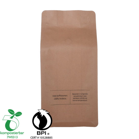 Ziplock Box Bottom Coffee Paper Packaging Bag Factory из Китая